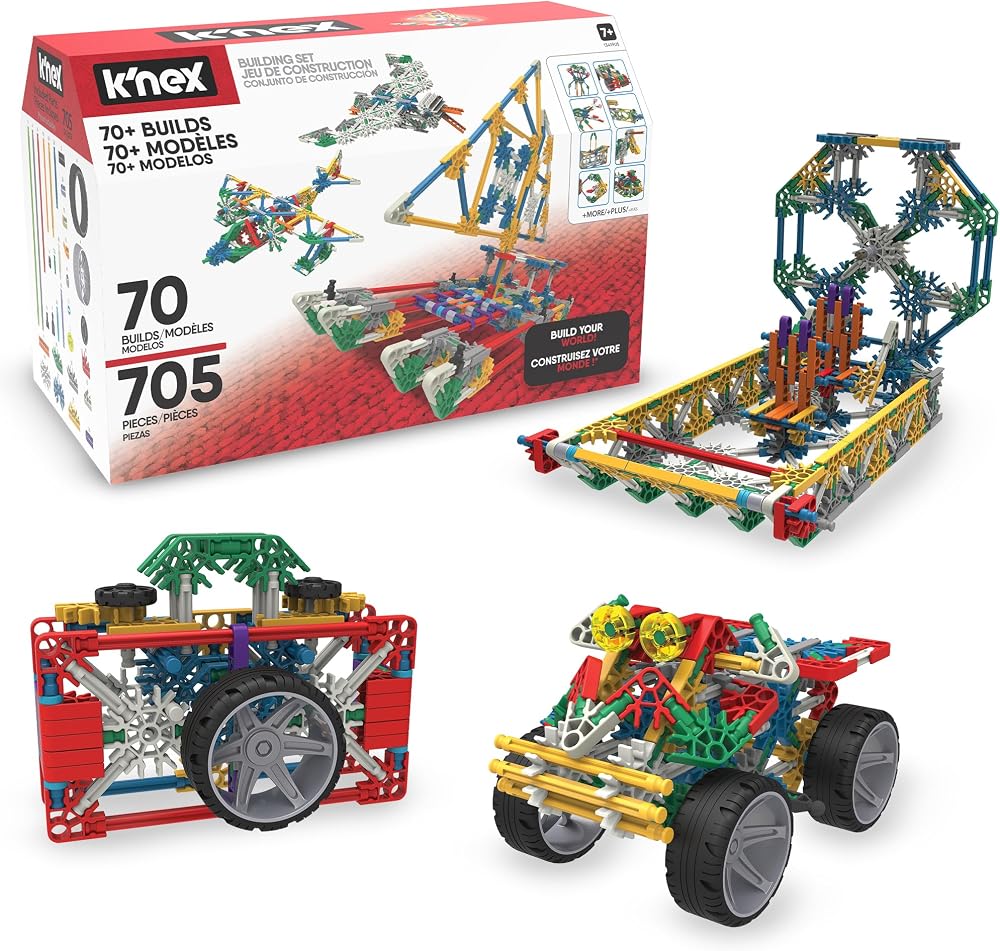 K'NEX Building Set — 70 Modelle, 705 Teile
