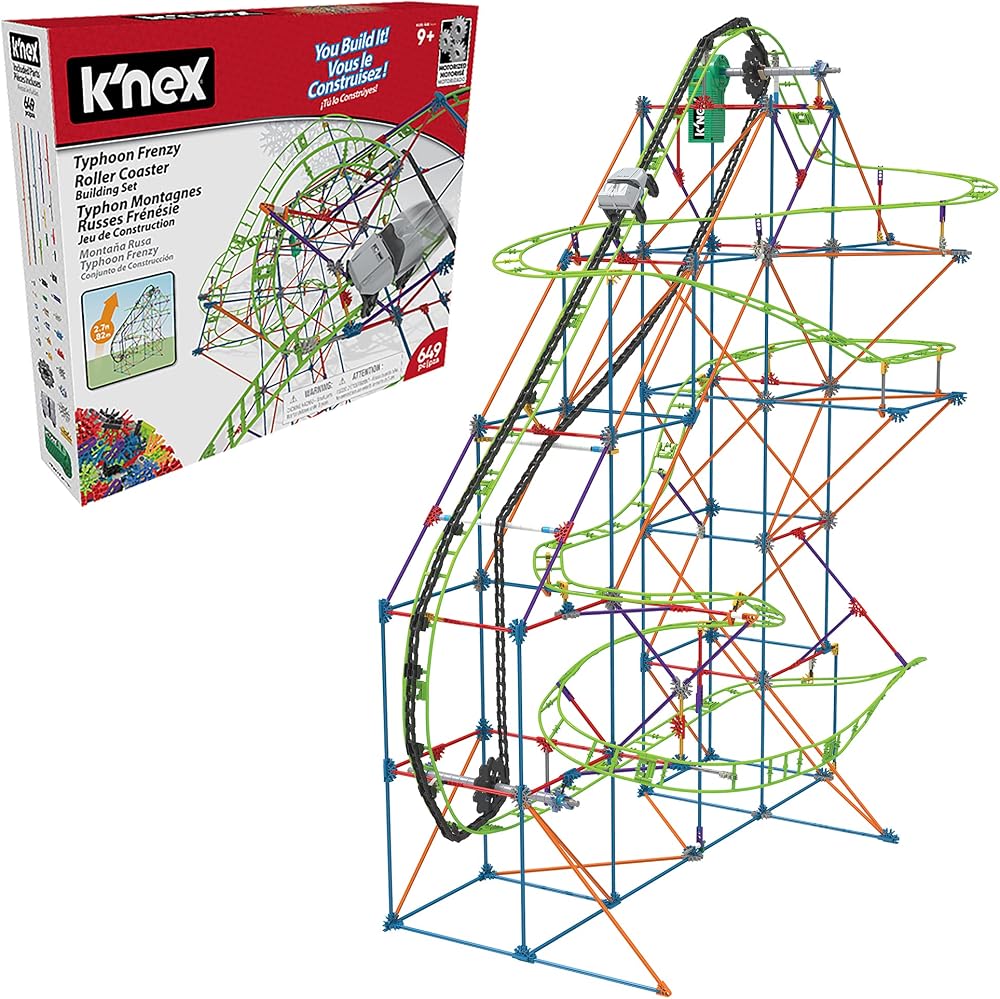 K'NEX Typhoon Frenzy Achterbahn — 2-in-1