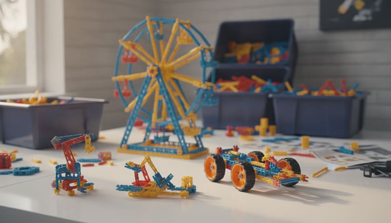 K'NEX Teile für mechanische Konstruktionen